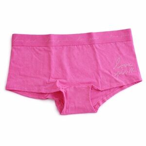 PINK VS Logo Shorty Panty Large